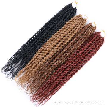 Hot sell passion twist hairLow Temperature Synthetic Braiding Hair 2X Twisted Crochet Braids Hair Extension Senegal Twist